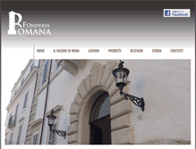 Tablet Screenshot of fonderiaromana.com
